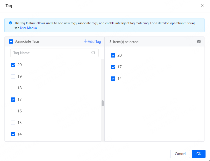 VNNOX_English > 5.1.2.4 Associate Screens with Tags > EN关联标签2.png