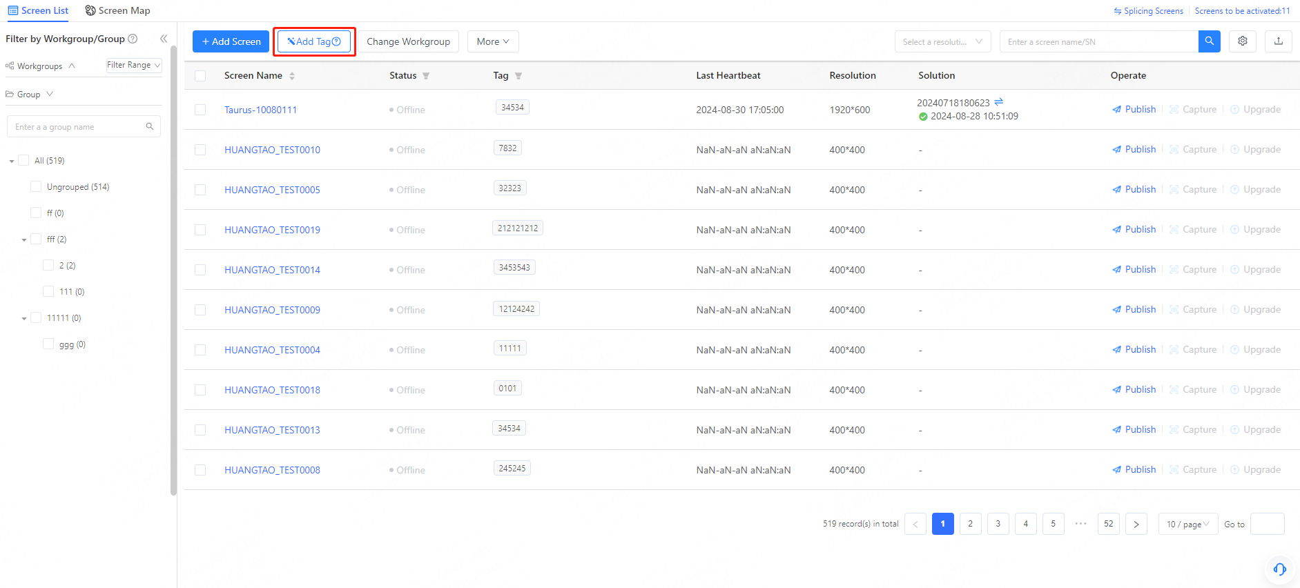 VNNOX_English > 5.1.2.4 Associate Screens with Tags > image2024-9-11_18-50-23.png